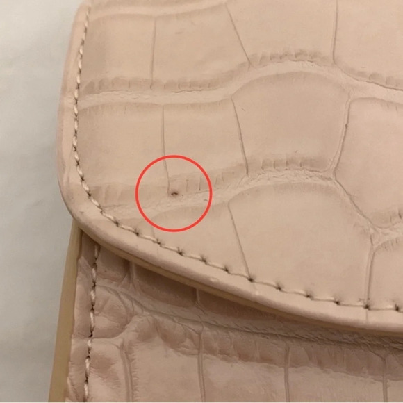 SAM EDELMAN NWOT Hudson Mini Crossbody Bag in Cream with Gold Chain - Picture 8 of 11